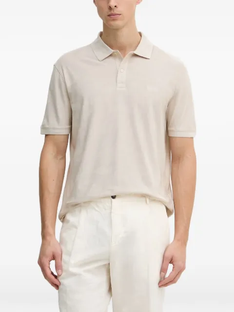 GUESS USA floral-jacquard polo shirt Neutrals M6GP18K3086
