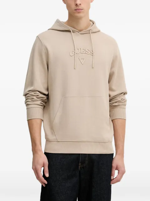 GUESS USA hooded logo sweatshirt Neutrals M6GQ04K3009