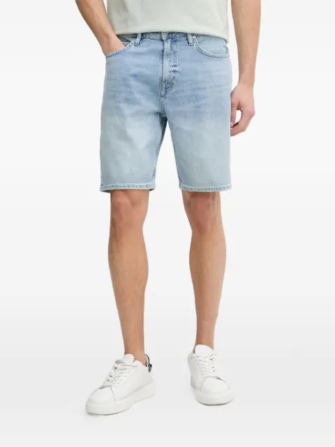 GUESS USA logo-patch denim shorts Blue M6GD27D0778