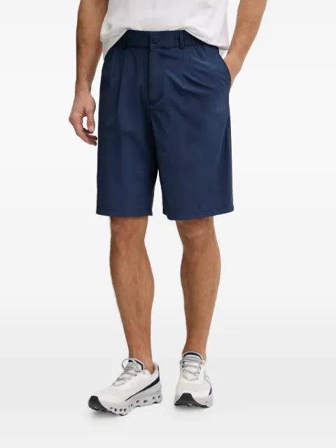GUESS USA logo-print tailored shorts Blue Z6GD05W1639