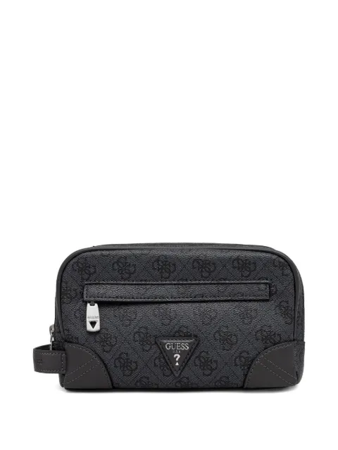GUESS USA monogram-print wash bag Black PMMIPLP6261