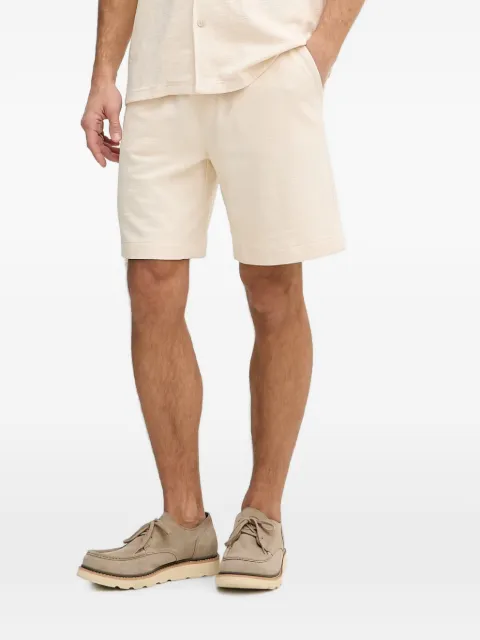 GUESS USA logo-plaque shorts Neutrals M6GD16K3088