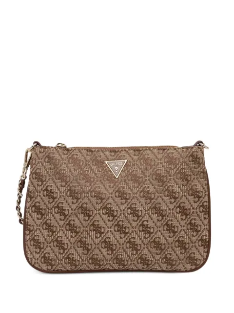 GUESS USA 4G monogram-print chain-link tote bag Brown PW7561P6274