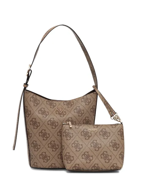 GUESS USA monogram-print shoulder bag Brown HWOS6974040