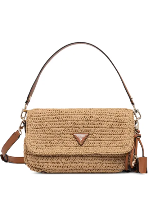 GUESS USA Ofelia floral-charm shoulder bag Neutrals HWWG9923190