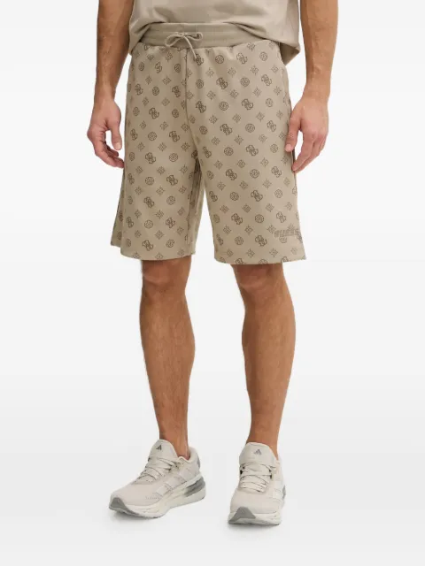 GUESS USA monogram-print drawstring shorts Neutrals Z6GD03K2851