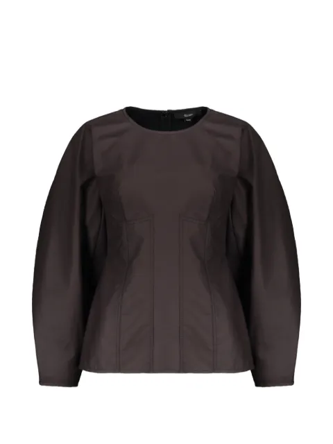 Ellery puff-sleeves blouse Brown ELPF20TO00000042
