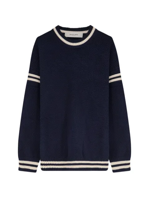 Golden Goose Journey waffle-stitch Journey sweater Blue GMP02863P002672