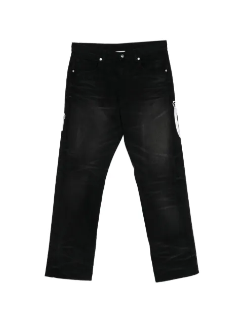 Warren Lotas faded-effect jeans Black 2041BBLK