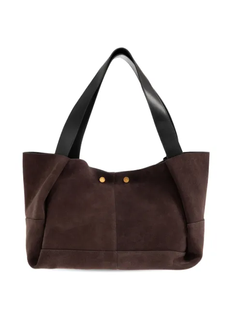 AllSaints large Rosalie suede shoulder bag Brown W715XD