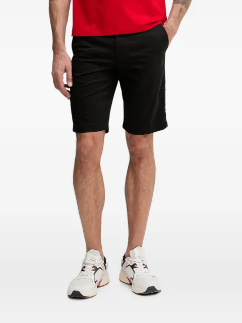 Lacoste logo-patch shorts Black FH2349