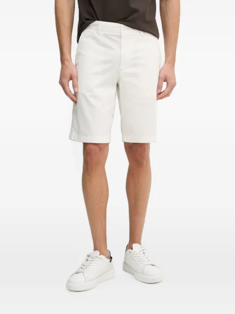 Lacoste logo-patch chino shorts White FH2349