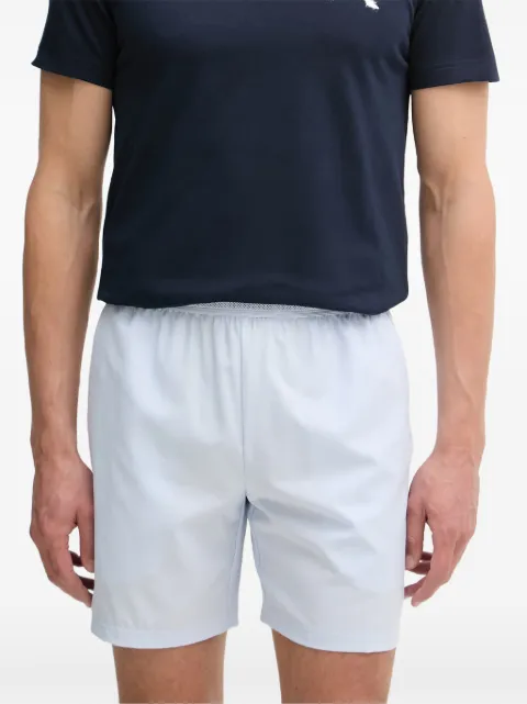 Lacoste logo-patch shorts Blue GH9961