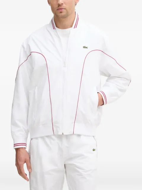 Lacoste logo-patch jacket White BH2767