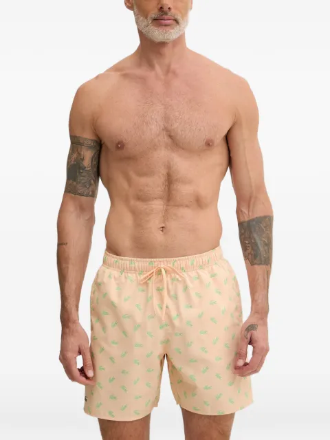 Lacoste logo-print swim shorts Pink MH1851