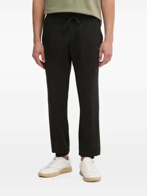 Aeronautica Militare logo-embroidered drawstring track pants Black PF1008UF00674