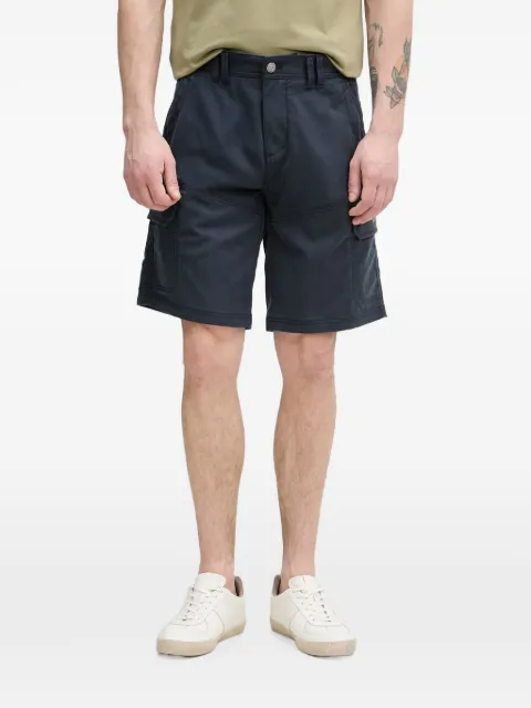 Aeronautica Militare logo-patch cargo shorts Blue BE0285UCT04301