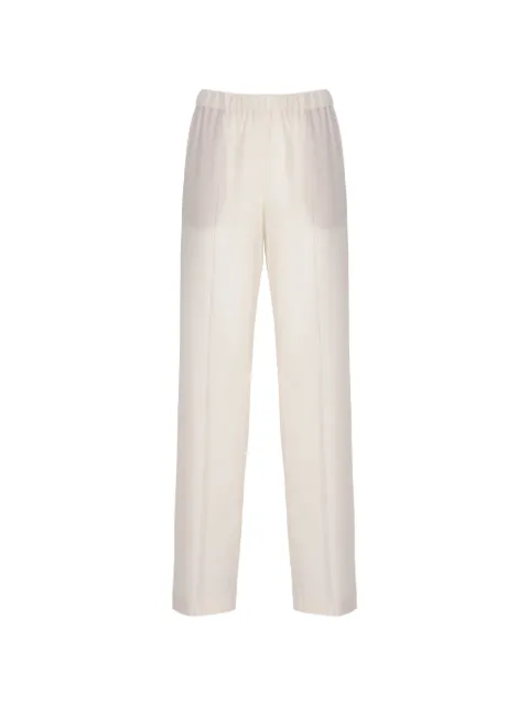 Fabiana Filippi Gubbio elasticated-waist trousers White PAD266F322L763
