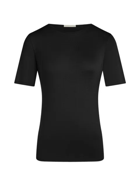 12 STOREEZ Cassiopeia silk T-shirt Black 136672