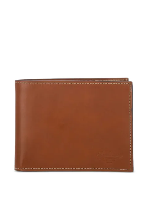 BOLDRINI contrast-stitch bifold wallet Brown 279GOLDEN