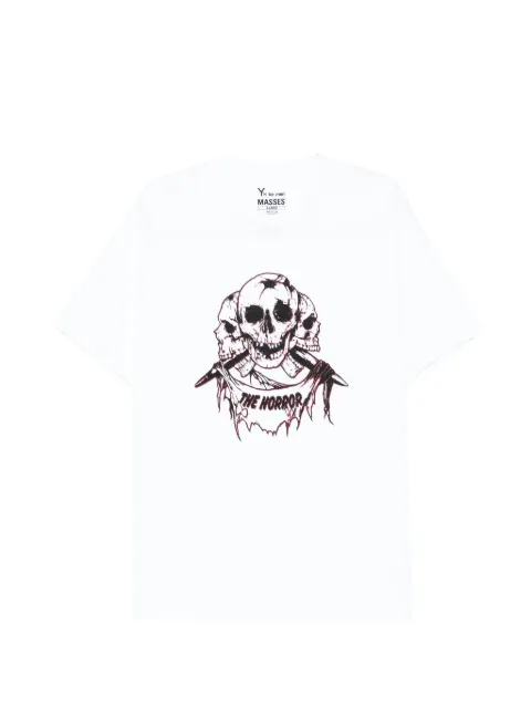 Y's skull-print T-shirt White MKT71990