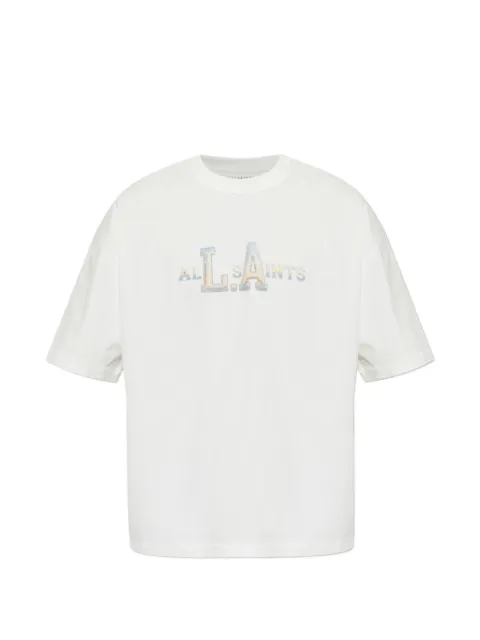AllSaints Angelino logo-print T-shirt White M041PE