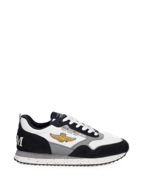 Aeronautica Militare logo-embroidered sneakers White 261SC0288UCT03545