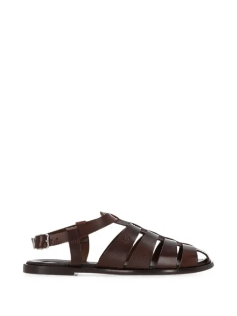 DRAGON DIFFUSION leather sandals Brown 5006
