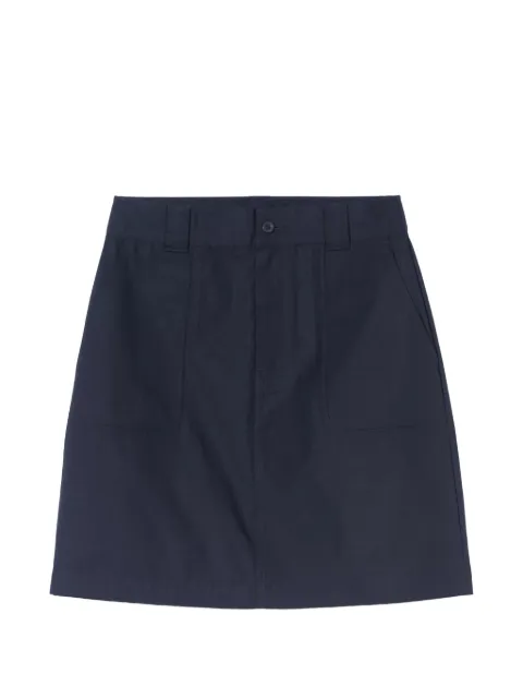 Carhartt WIP Postal straight mini skirt Blue I036149