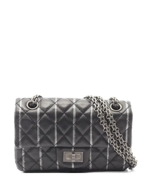 CHANEL Pre-Owned 2019 2.55 Matelasse shoulder bag Black 107094729626146
