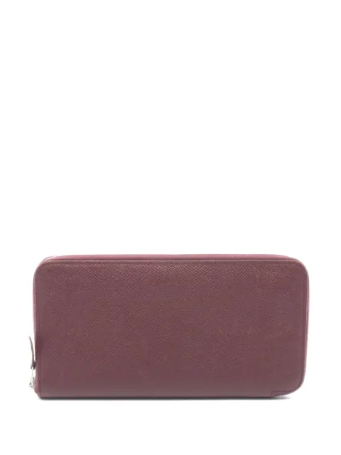 Hermès Pre-Owned 2017 Azap Long wallet Red 1071673A