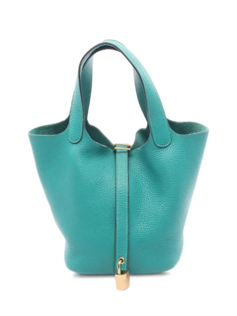 Hermès Pre-Owned 2019 Picotin Lock tote bag Green 1072309D
