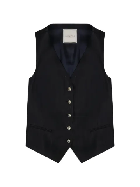 Tagliatore button-up waistcoat Blue GRACIE940008B1243
