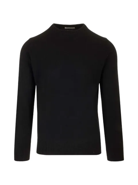 Al Duca D’Aosta 1902 knitted cashmere sweater Black XIN1