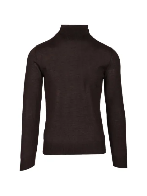 Al Duca D’Aosta 1902 roll-neck knitted sweater Brown 73ADOLCEVITASILKA