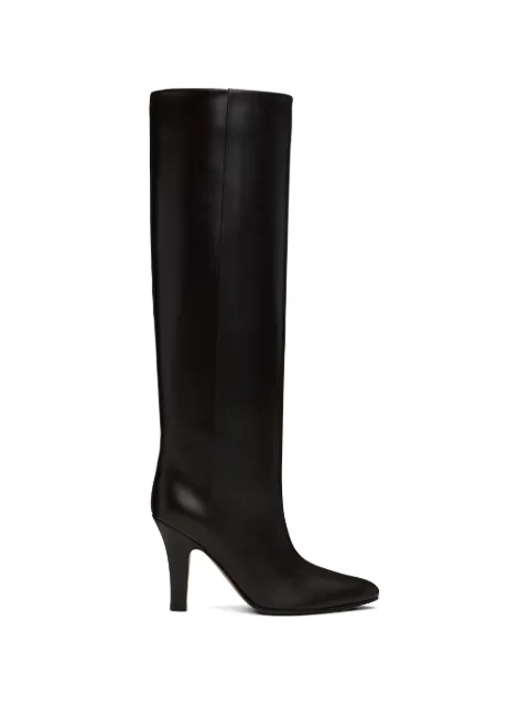 The Row pointed-toe knee-high boots Brown F1566L57