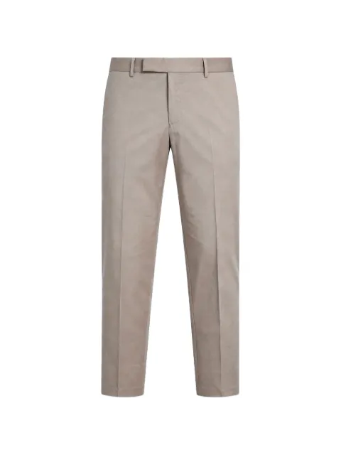 PT Torino pressed-crease tailored trousers Neutrals RSZ1Z00FWD