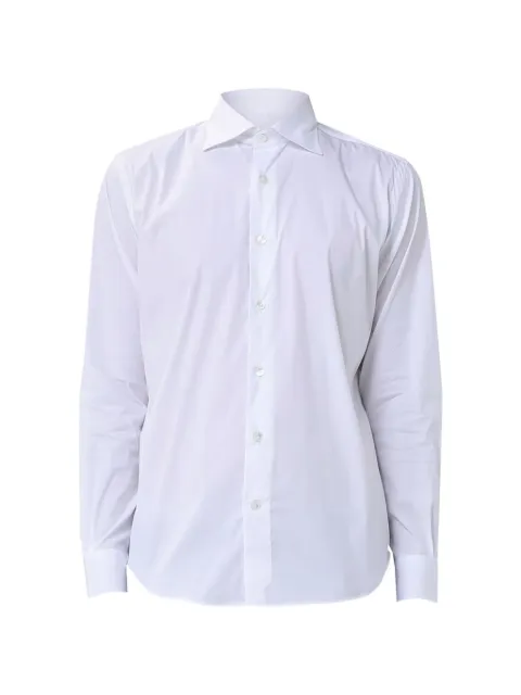 Eleventy long-sleeve button-down shirt White M75CAMK01TES0M13601