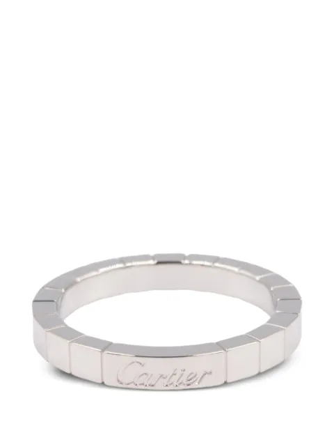 Cartier 2010s Laniere engraved-logo ring Silver 1069867DA5034