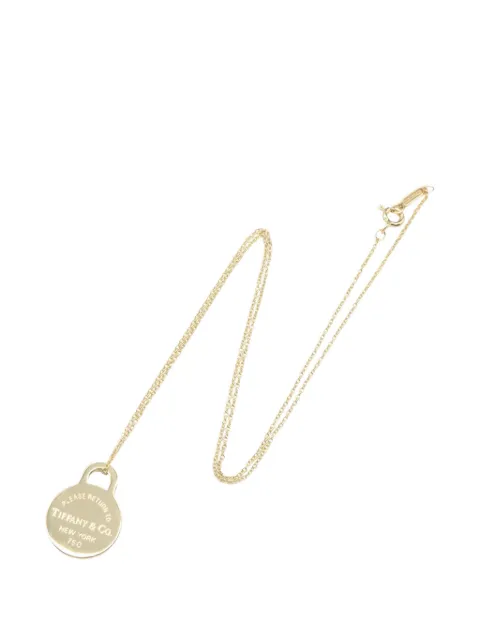 Tiffany & Co Eyewear Return to Tiffany tag necklace Yellow 1069660