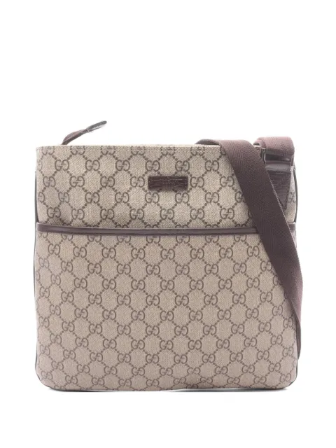 Gucci Pre-Owned 2010s GG Supreme shoulder bag Neutrals 1071075