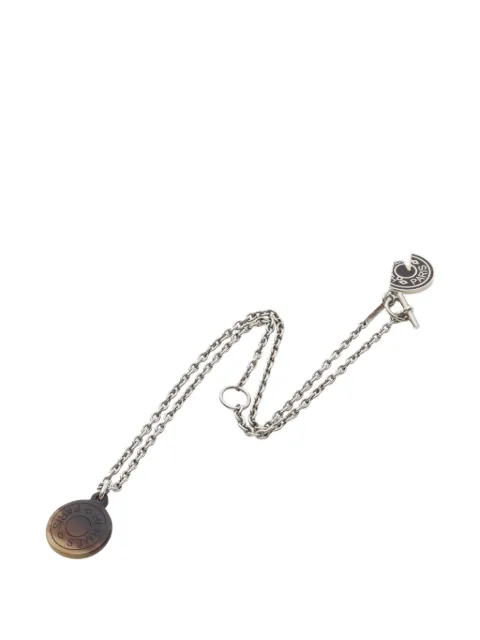 Hermès Pre-Owned 2010s Carrousel buffalo horn necklace Silver 1070620