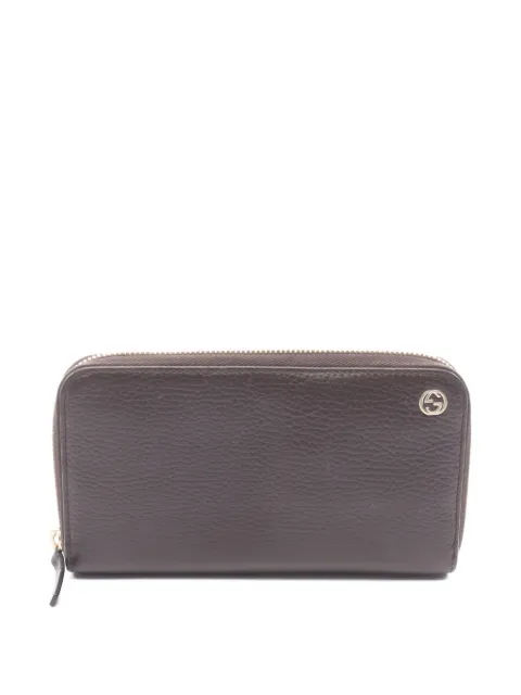 Gucci Pre-Owned 00s Interlocking G leather wallet Brown 1070731