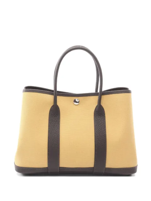 Hermès Pre-Owned 2024 Garden Party TPM tote bag Neutrals 1072550W