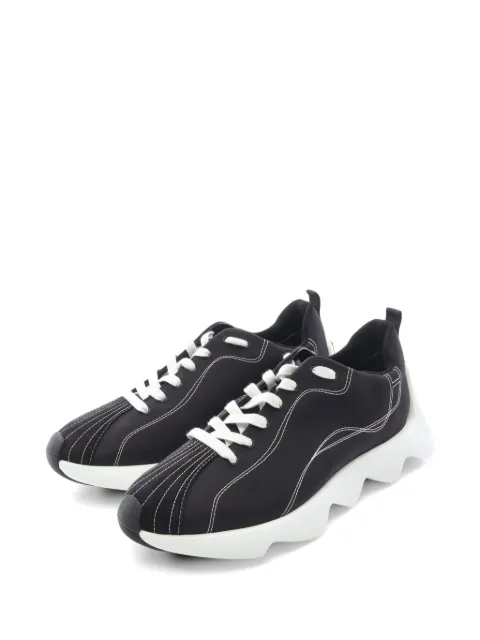 Hermès Pre-Owned Anvol contrast-stitch sneakers Black 1057049