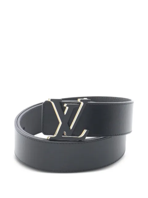 Louis Vuitton Pre-Owned 2022 LV Optic reversible leather belt Black 1069070JJ1222