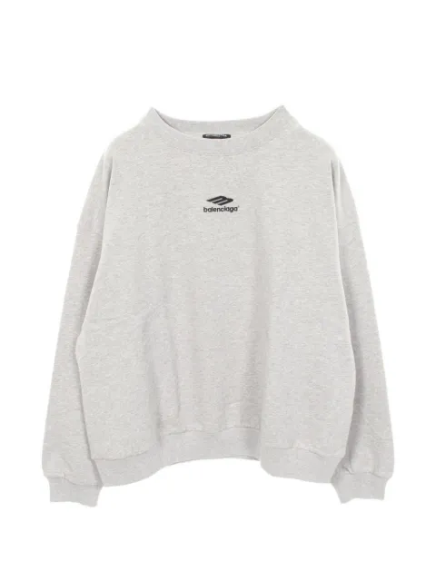 Balenciaga Pre-Owned 2010s logo-embroidered sweatshirt Grey 1070594