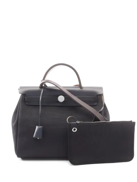 Hermès Pre-Owned 2020 Herbag Zip tote bag Black 1072536Y