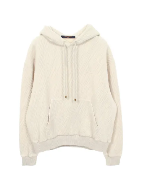 Louis Vuitton Pre-Owned 2010s Epi Jacquard hoodie Neutrals 1069749