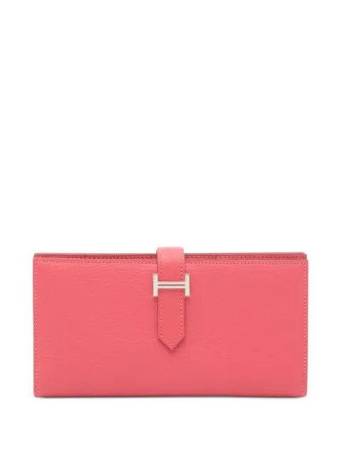 Hermès Pre-Owned 2018 Bearn Soufflet bi-fold wallet Pink 1070570C